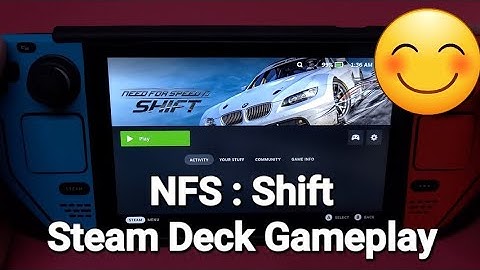 Need For Speed : Shift - PC Version Running on Steam Deck