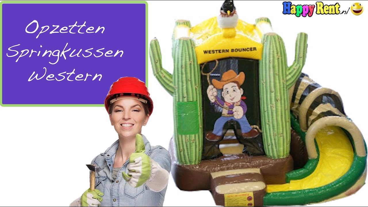 Opzet Instructie Springkussen Western Happy Rent