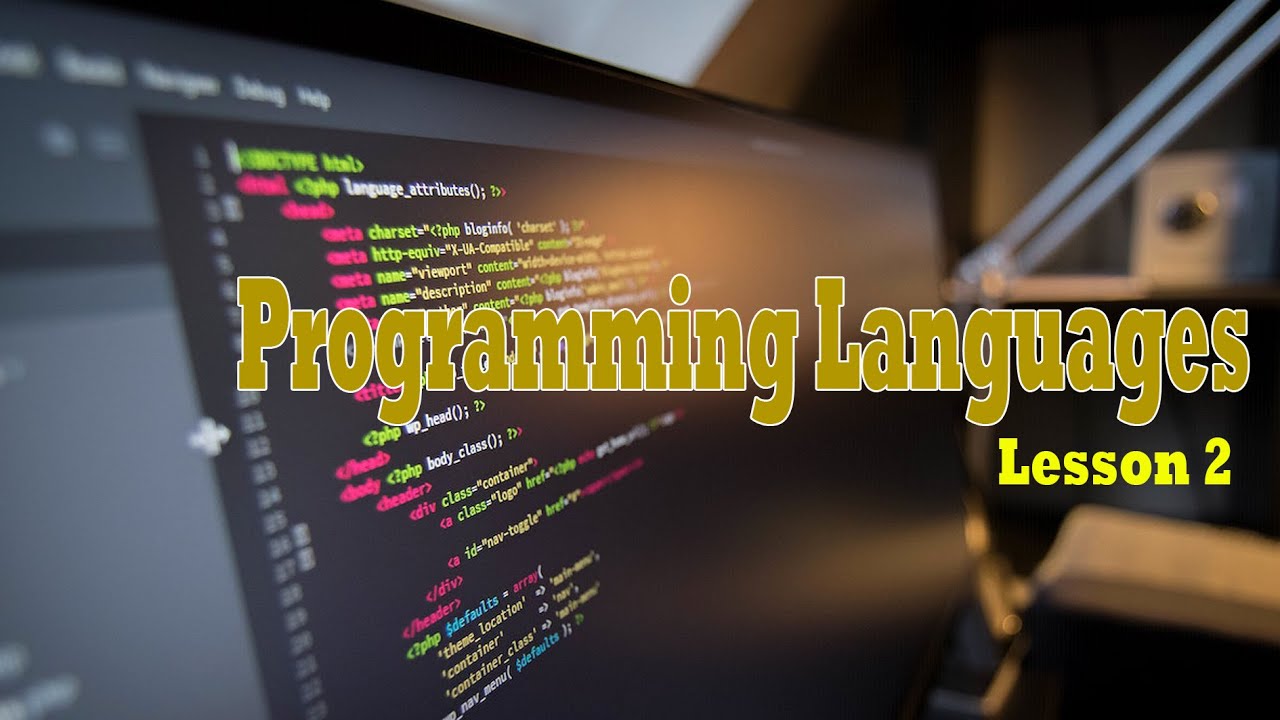 Lesson 2 Evolution of Programming Languages - YouTube