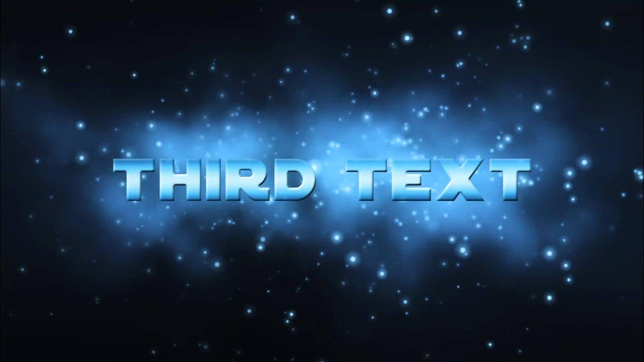 Intro space. Intro space. After effects project. Cinematic space. Space logo.