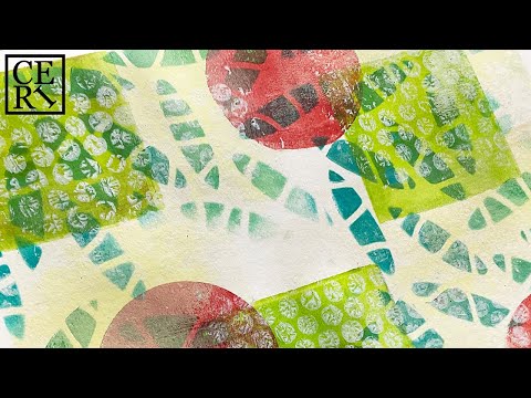 Tropical Hints, Art Journal Background Inspiration