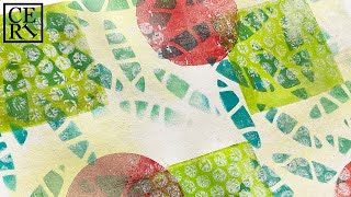 Tropical Hints, Art Journal Background Inspiration