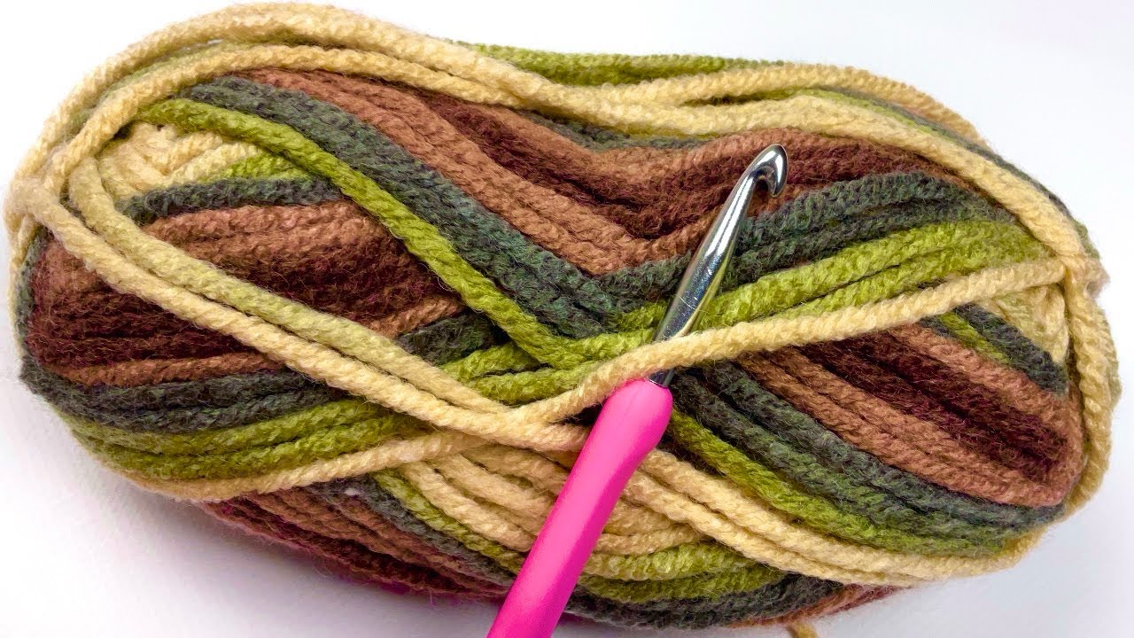 СУПЕР ПРОСТО! Простой стиль всего за 2 ряда! Милый и простой узор для одеяла, шапки или шарфа.