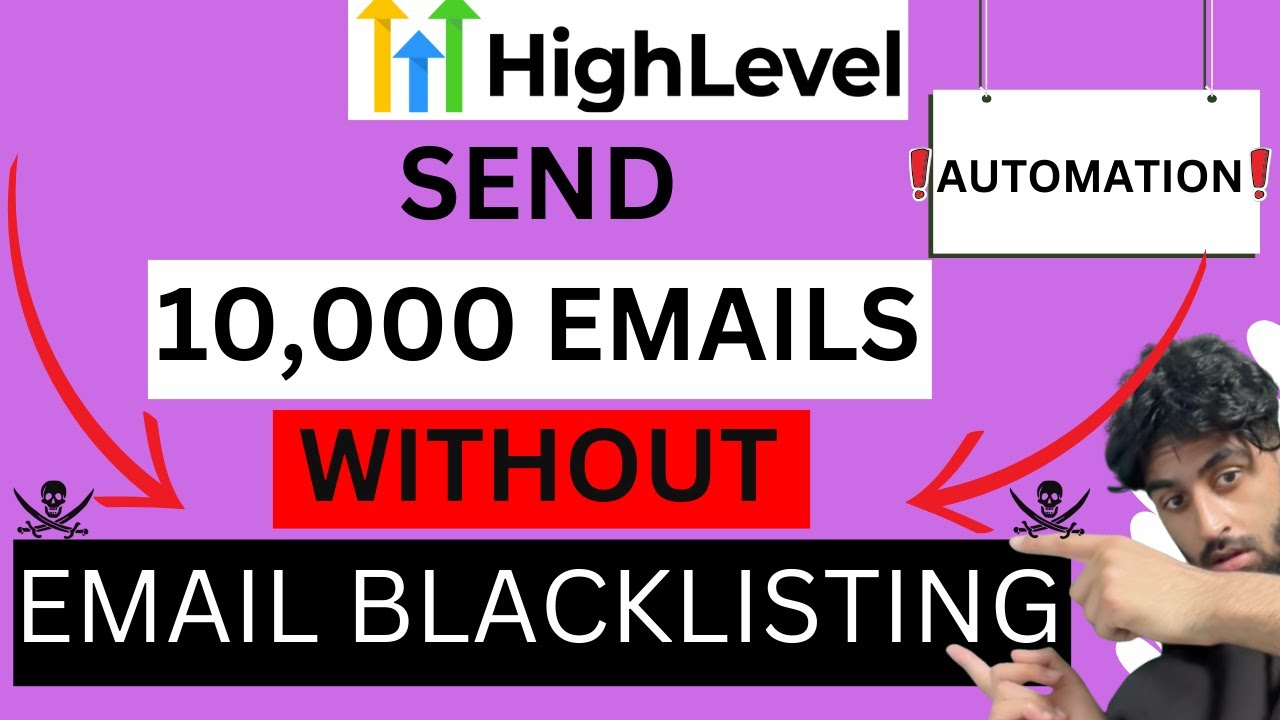 GoHighlevel 10,000 Emails Automation - DO NOT GET EMAIL BLACKLISTED ...