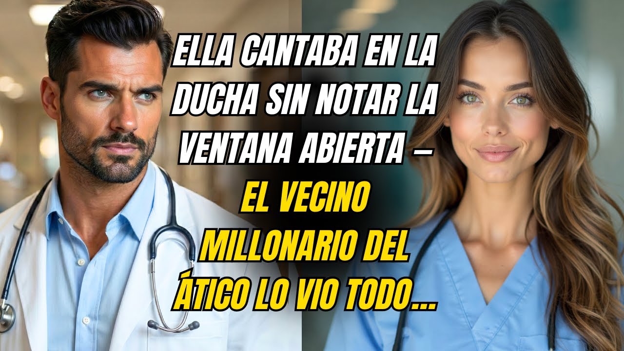Ella Cantaba En La Ducha Sin Notar La Ventana Abierta — El Vecino Millonario Del áTico Lo Vio Todo…