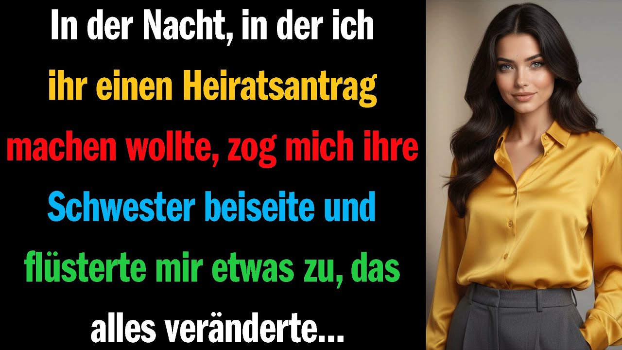 In der Nacht, in der ich ihr einen Heiratsantrag machen wollte😭
