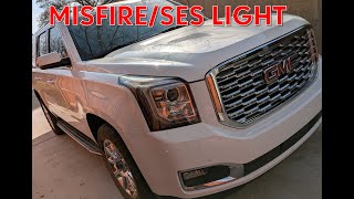 2018 Yukon Denali with a misfire and check engine light on
