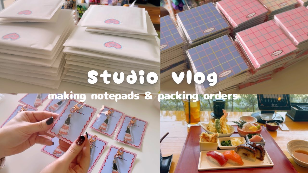 Упаковка и отправка более 100 заказов 📦 | Изготовление блокнотов и брелоков 🎀