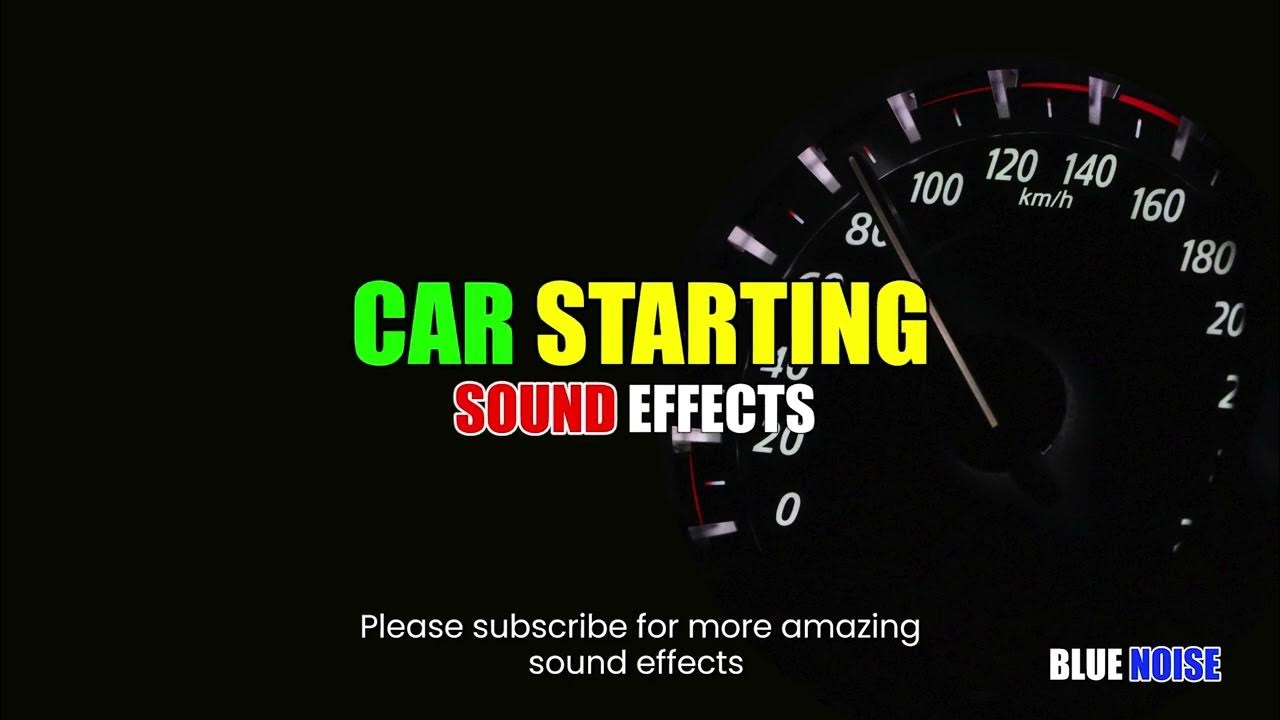 Car Starting sound effect. - YouTube
