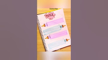 Mind Mapping ideas for school project and notes#mindmap #shorts #notes #project #easy @Artbydivya14