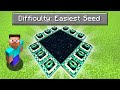I BEAT Minecraft With The EASIEST Seed!