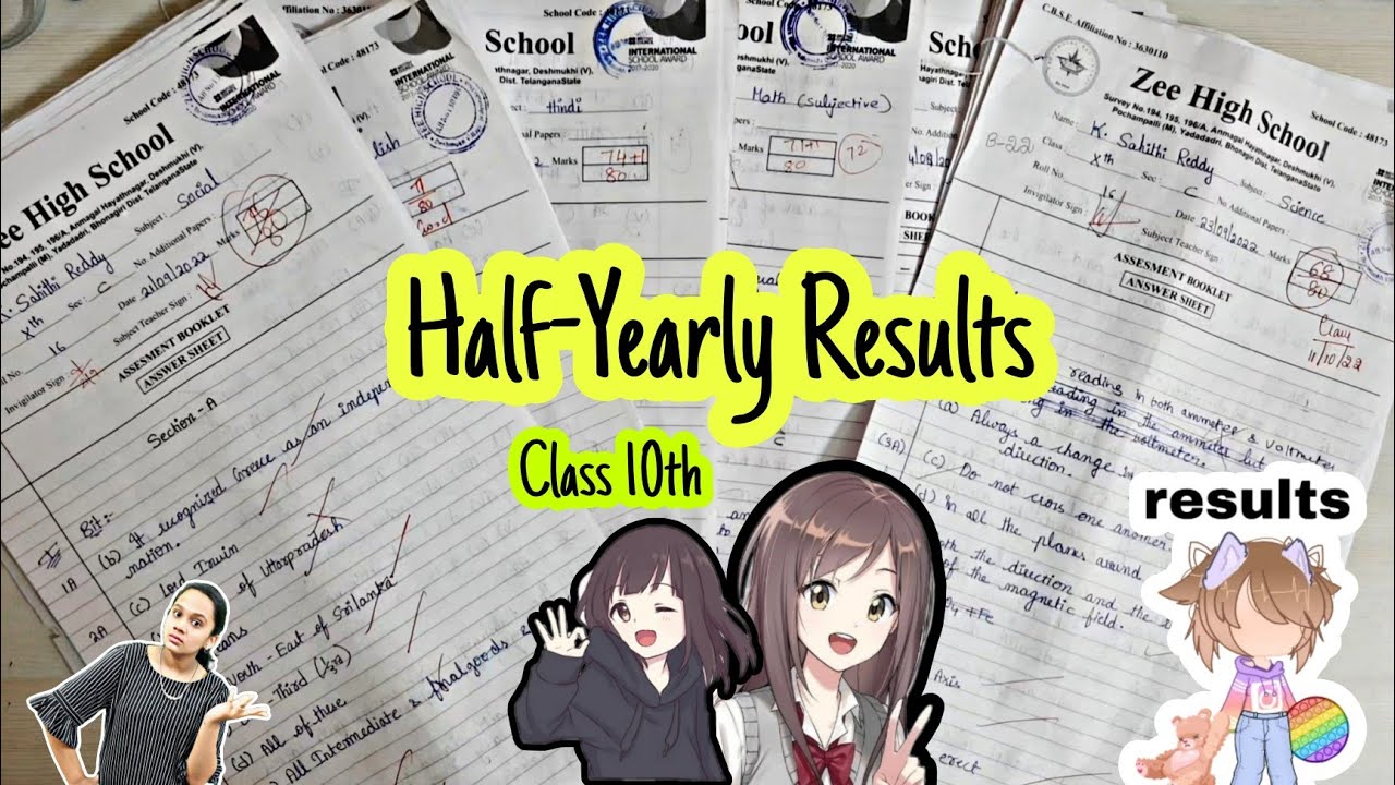half-yearly-results-class-10-study-vlog-10th-grader-sahithi-s