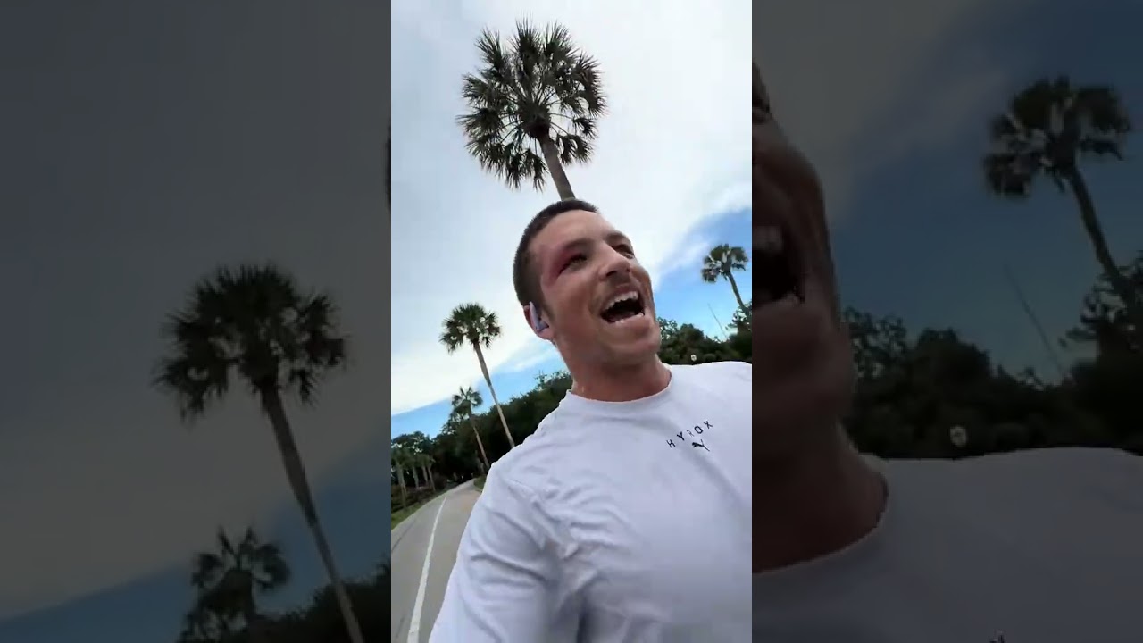 Me and Skip sprint/run 2 miles