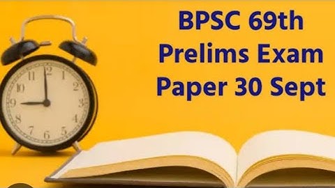 69th bpsc exam 2023 question and answer analysis SET-D #30september2023