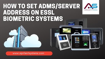 How to Set ADMS / Web Server IP Address in eSSL Biometric Attendance Systems