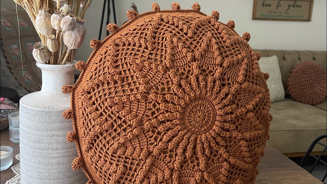 NOSTALJİK YASTIK 2.BÖLÜM  #albevna #örgü #crochet