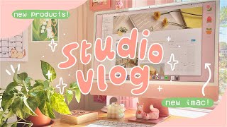 STUDIO VLOG ✿ unboxing M1 iMac, NEW PRODUCTS, my birthday, and other life things! by made by malin 24,714 views 1 year ago 24 minutes