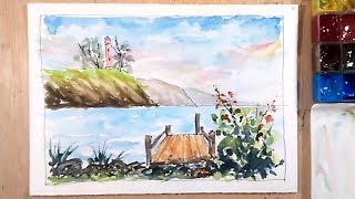 (3) Que Acuarela pintar si no estais inspirados? Watercolor Acuarelas