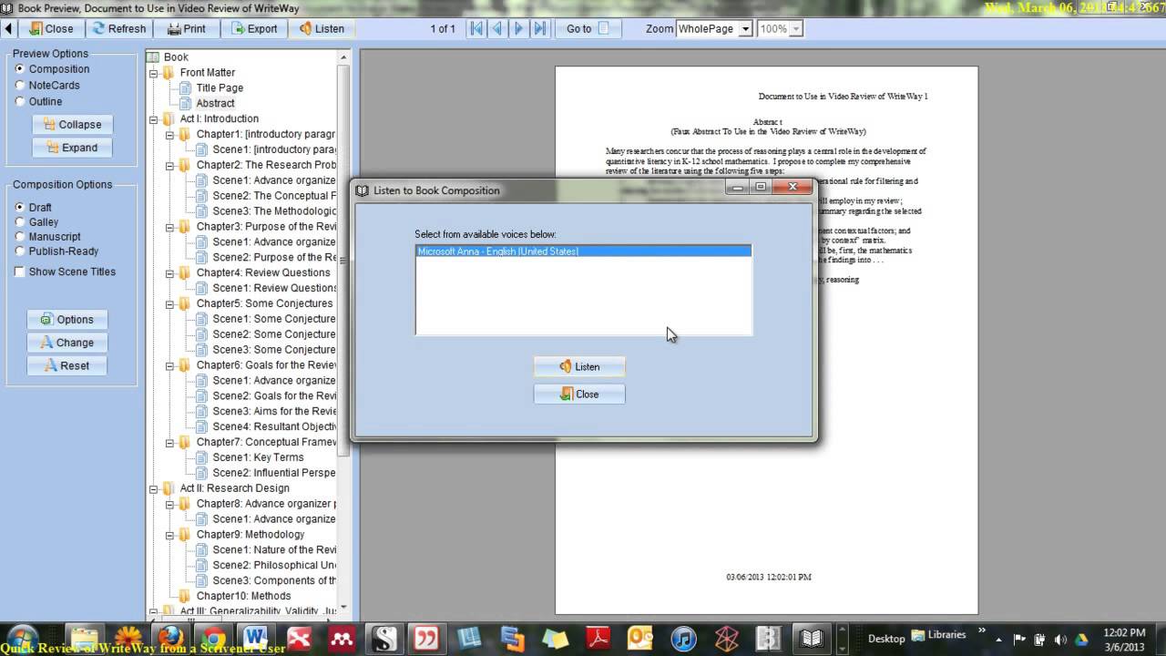 Quick Review of WriteWay's Key Features