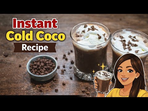 Instant Cold Coco Recipe | સુરતી કોલ્ડ કોકો બનાવો 10 મિનિટ માં | Easy To Make Coco #coco #coldcocoa