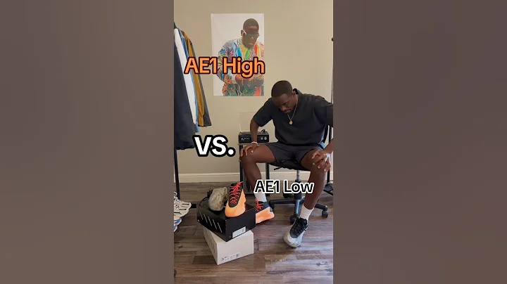 WHICH PAIR?! Adidas AE1 High vs. Adidas AE1 Low 🔥 #shorts #adidas #anthonyedwards #sneakers #ae1