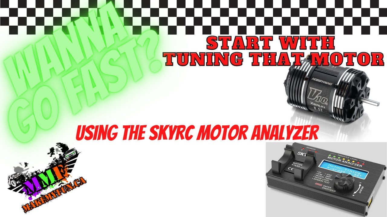 SkyRC Brushless Motor Analyzer, Motor Checker