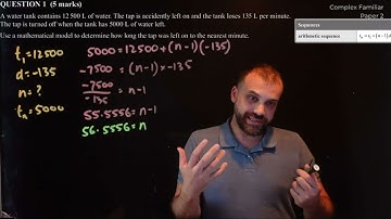 Arithmetic Sequences: Applications questions from the QCAA externals