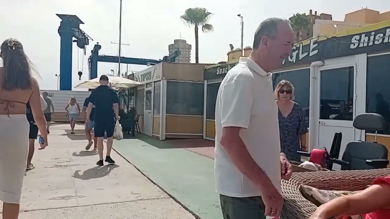 a walk around fuengirola marina malaga Costa del sol spain 🇪🇸