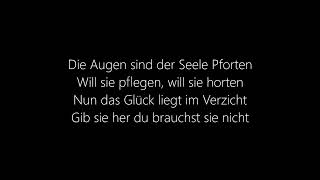 Rammstein - Gib mir deine Augen (Lyrics)