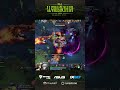 skiter SURVIVES gank and turns it into TRIPLE vs Aurora #pgl #wallachia #dota #dota2 #дота