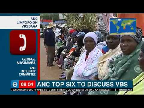 ANC top six to discuss VBS