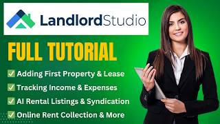Landlord Studio Tutorial & Demo 2026: Property Setup, Bank Feeds & Rent Collection