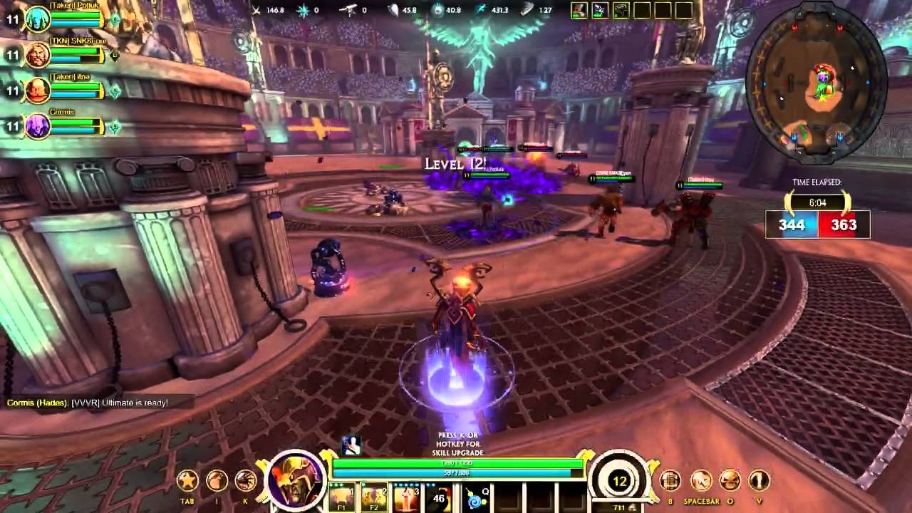 SMITE Arena Gameplay w/ SNK8Four! [Loki/Hercules]