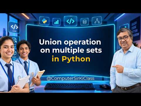 Python Union of Multiple Sets | union(), |, update() & |= Explained