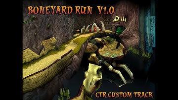 Boneyard Run - CTR custom track preview