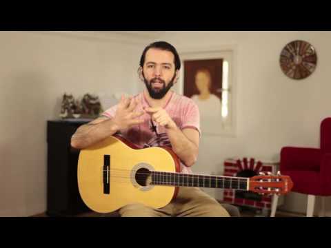 Gitar Dersleri 9 -  Barış Manço GÜLPEMBE nasıl çalınır - Arpej ve bare dersi