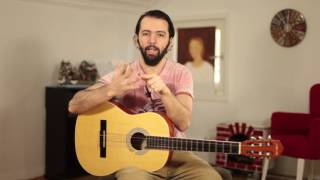 Gitar Dersleri 9 - Barış Manço GÜLPEMBE nasıl çalınır - Arpej ve bare dersi