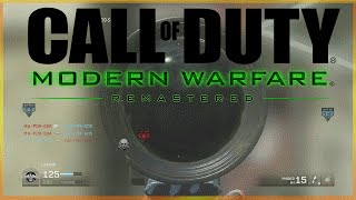 COD 4 REMASTERED - Sniping M40A3 Gameplay ALMOST TRIPLE