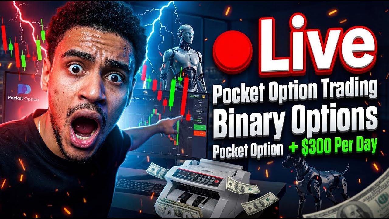 🔴 Live Pocket Option Trading | Binary Options | Pocket Option + $300 Per Day