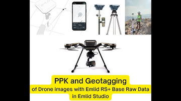 Post Processing Kinematics (PPK) and Geotagging of Drone data with Emlid Base RS+ Raw Data