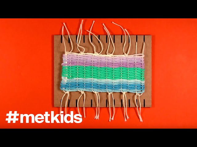 How to Make a Simple Box Loom Weaving - TinkerLab