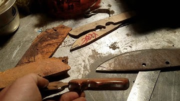 Small Skinner cherry Burl handle.