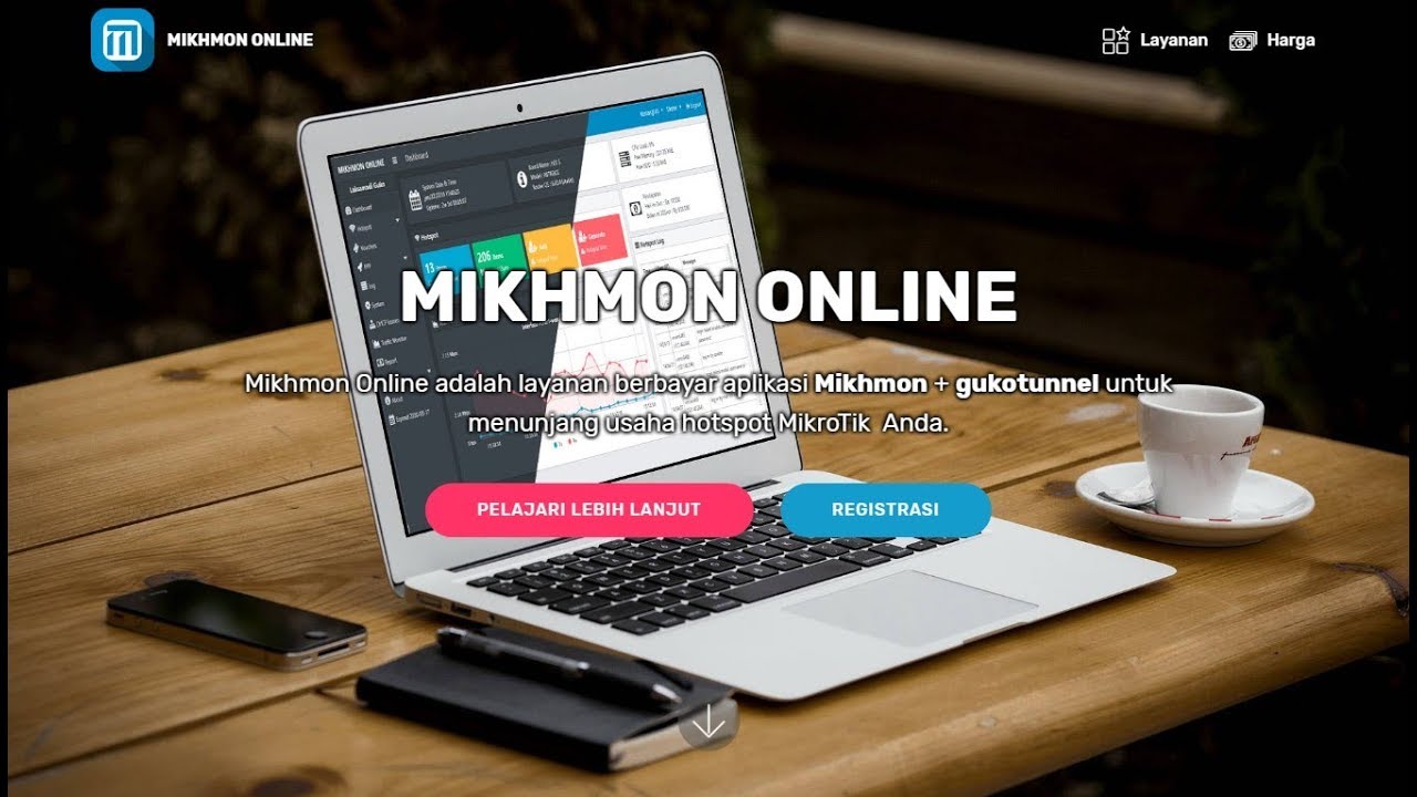 Pasang Daftar Online dan Mikhmon Tutorial Cara Daftar Tutorial Cara Online Pasang Mikhmon dan