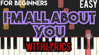 I'm All About You ( Lyrics ) - Aaron Carter | Slow & Easy Piano