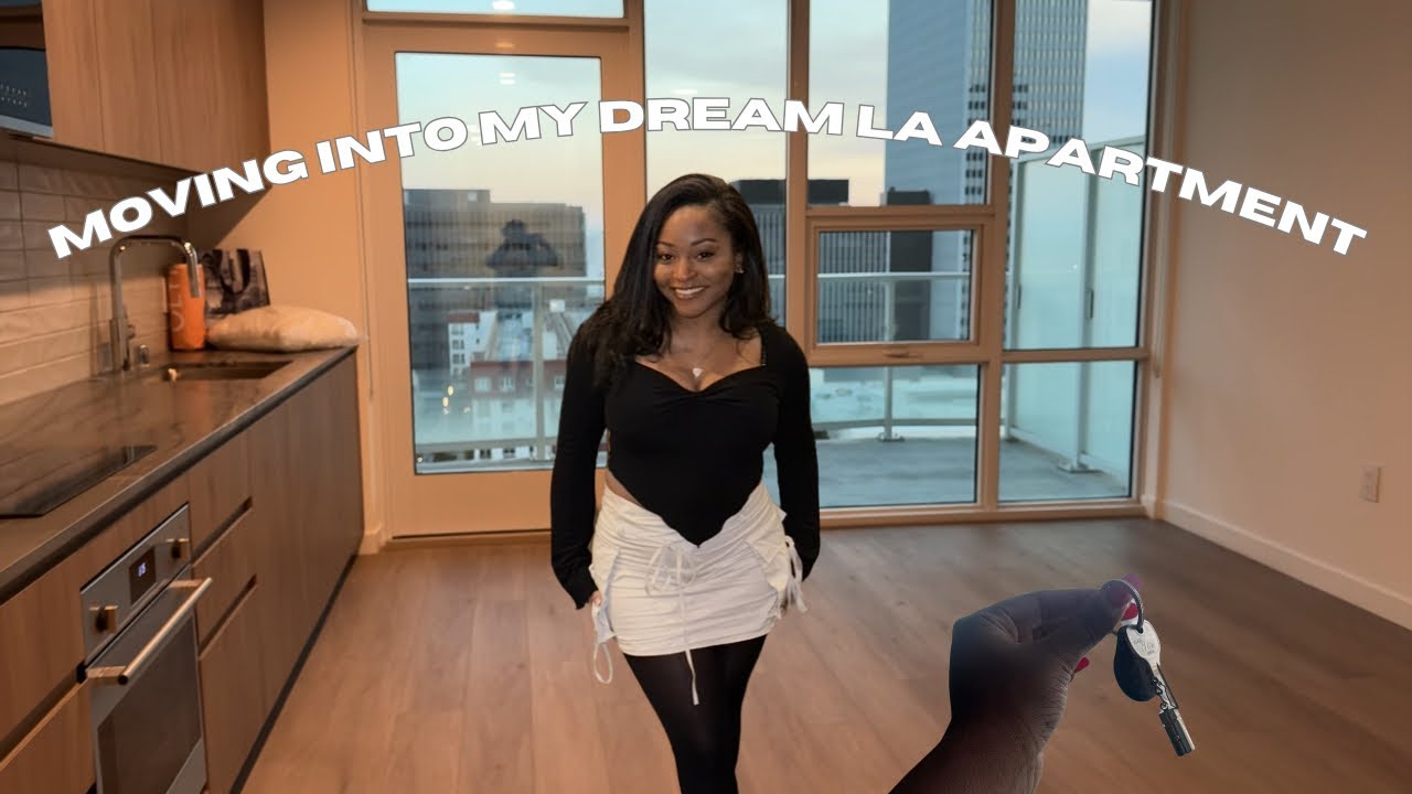 MOVING INTO MY DREAM LA HIGH RISE APARTMENT | LA Apartment tour🏡