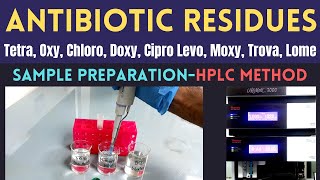 Determination of Antibiotic Residues Using HPLC_Sample Preparation (Part-1)