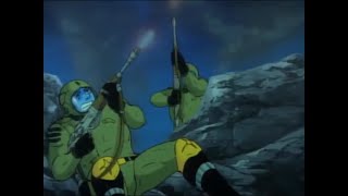 Star Blazers Space Marines Planet Brumus Sgt Knox Tank Battle