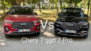 Chery Tiggo 8 Pro Vs Chery Tiggo 7 Pro #cherytiggo8pro #cherytiggo7pro #cheryturkiye #chery #tiggo