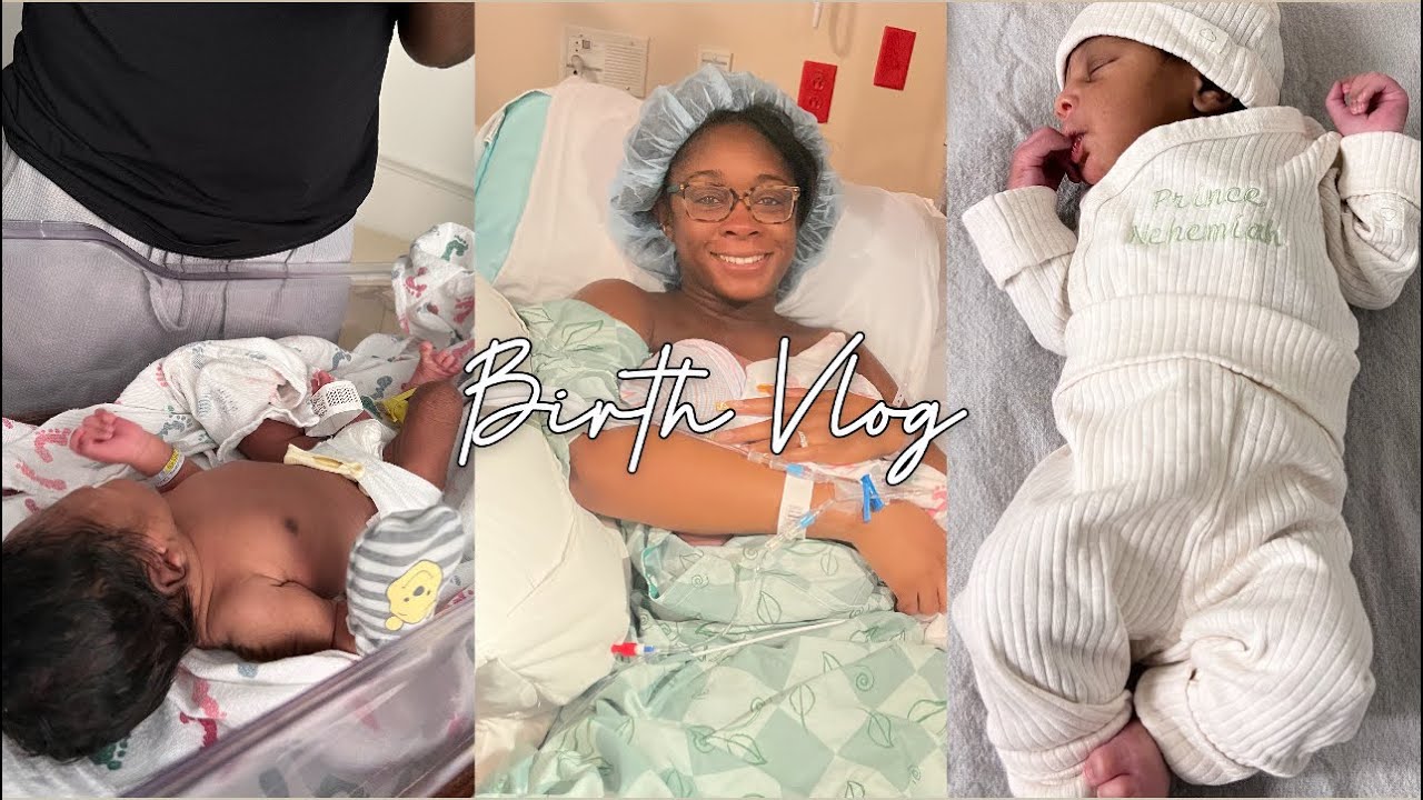 BIRTH VLOG | LABOR & DELIVERY, WATER BROKE AT 37 WEEKS | HAPPY 2ND ...