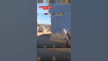 How to peak mid on mirage #cs2 #highlights #cs2clips #s1mple
